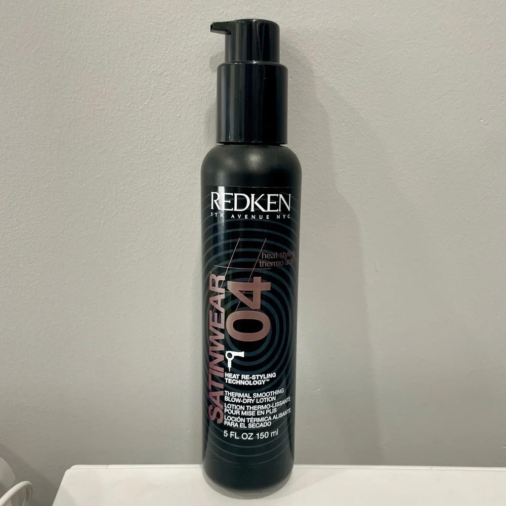 Redken Satinwear 04 Thermal Smoothing Blow-Dry Lotion, 5.0 Fl Oz